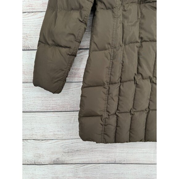 Eddie Bauer EB650 Fill Power Premium Long Goose Down Jacket Women's XS Brown - Picture 7 of 13